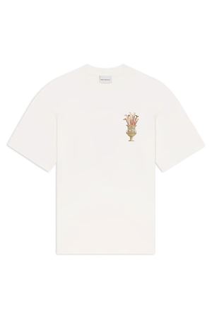 Off-white cotton t-shirt DROLE DE MONSIEUR | KTS313CO002OW